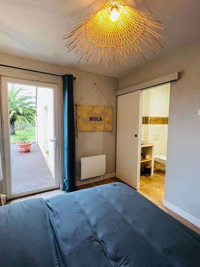 Scorfel Lodge, Maison Bleue, Terrasse, 1Km Mer トレガステル エクステリア 写真